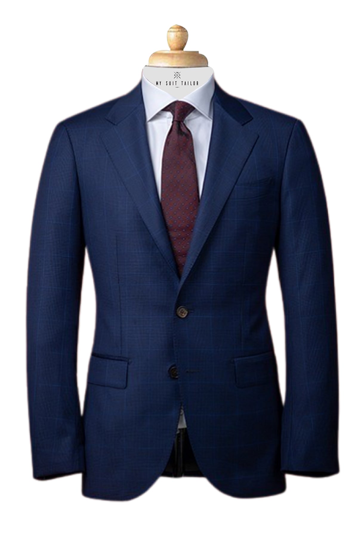 Blue Glen Plaid Men’s Suit – VBC Wool