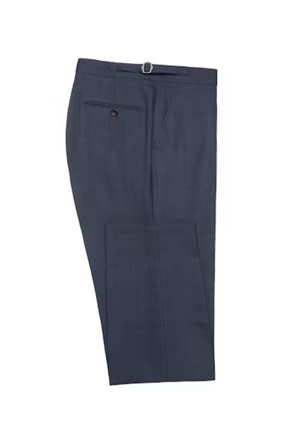 Petrol Blue Wool Suit for Men – Super 120’s Fabric