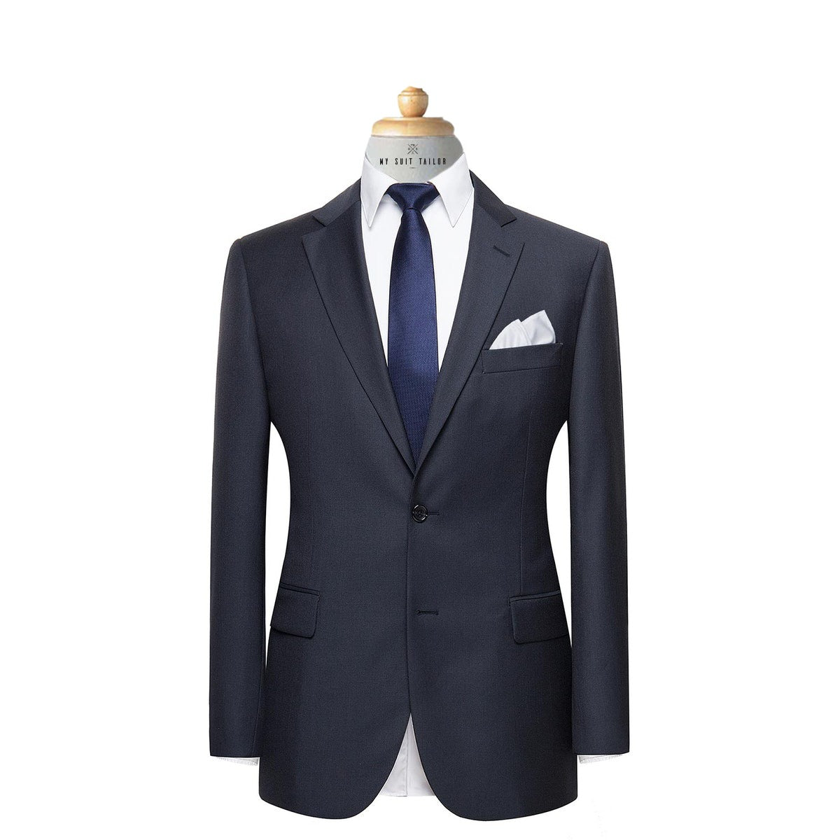 Dark Ash Grey Wool Suit – Refined Sheen & Comfort
