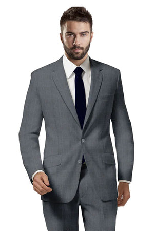 Grey Birdseye Wool Suit – Everyday Custom Business Attire