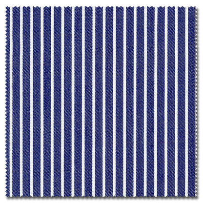 Tailored Shirts for Men: Buy Royal Blue Stripe Shirt Online | My Suit Tailor