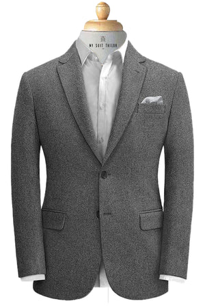 Medium Grey Flannel Suit by VBC – Warmth & Winter Style
