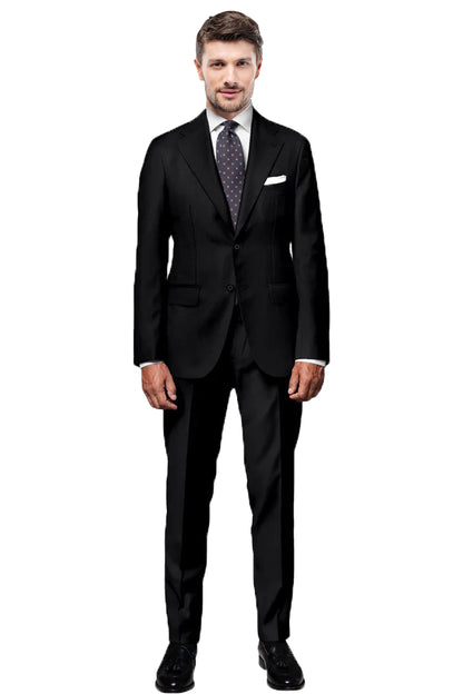 Timeless Elegance of the Black Herringbone Suit VBC