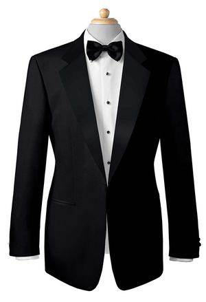 Italian Black Tuxedo Suit – Custom Tailored Super 130’s Wool
